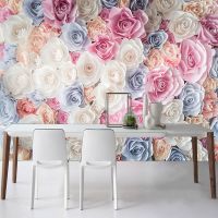 【cw】 Photo Wallpaper Pink Sea Mural Room Bedroom Wedding Backdrop Wall Paper !