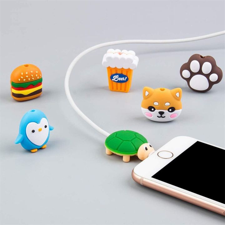 new-cable-protector-cute-cartoon-data-line-protective-cover-charging-cable-earphone-cable-usb-winder-wire-cord-organizer-cover