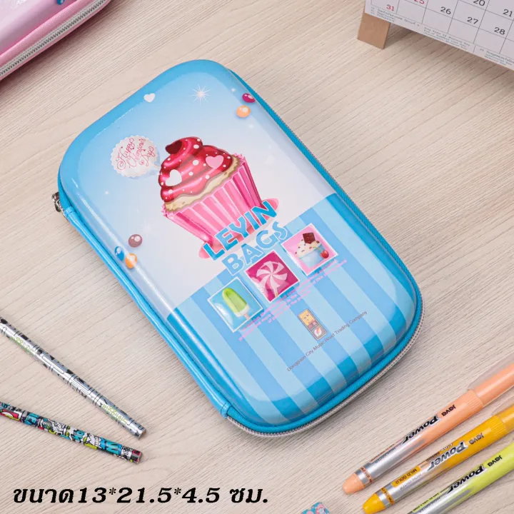 พร้อมส่งกล่องดินสอ-กระเป๋าดินสอลายนูน-3d-งานเทียบsmiggle-งานเทียบสมิกเกิ้ล