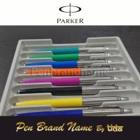 ( Promotion+++) คุ้มที่สุด สลักชื่อฟรี PARKER Jotter Original Ballpoint Pen ปากกาลูกลื่น ปาร์คเกอร์ หมึกสีน้ำเงิน คุ้มที่สุด! เยอะที่สุด ราคาดี ปากกา เมจิก ปากกา ไฮ ไล ท์ ปากกาหมึกซึม ปากกา ไวท์ บอร์ด