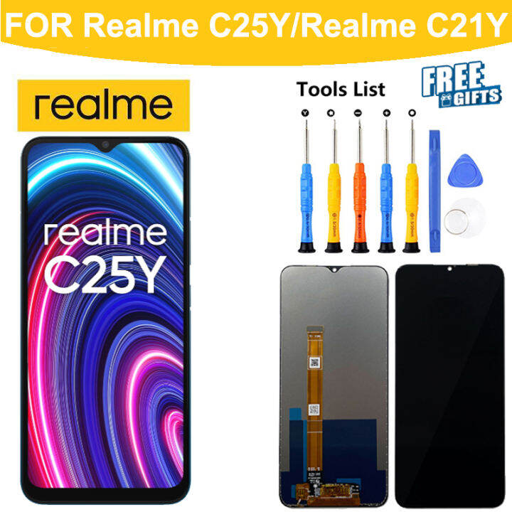 6.5" For Realme C21Y LCD Display Touch Screen Realme C25Y LCD