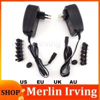 Merlin Irving Shop 3V 4.5V 5/6/7.5V 9V 12V 2A 2.5A  AC/DC Adapter Adjustable Power Supply Universal usb power Charger for pc notebook cctv camera E