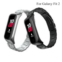 [Hot K] สแตนเลสสตีลสายนาฬิกาข้อมือสำหรับ Samsung Galaxy Fit 2 SM-R220 Band สายข้อมือสำหรับเปลี่ยน Correa สำหรับ Fit2 R220เครื่องมือ