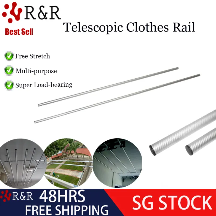 telescopic bamboo pole