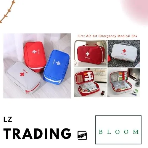 BLOOM SALE First Aid Kit Pouch Bag Camping Medical Survival Handbag