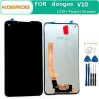 DOOGEE หน้าจอแสดงผล LCD V11 V10ของแท้ใหม่ + อุปกรณ์เปลี่ยนตัวซ่อมหน้าจอสัมผัสสำหรับสมาร์ทโฟน V10 DOOGEE