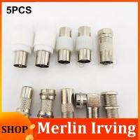 Merlin Irving Shop TV RF F Type Female Male Plug Adapter Connector Socket to RF Coax Adapter Terminal Converter video For Aerial CCTV