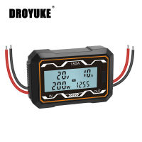 Droyuke DC โวลต์มิเตอร์แอมมิเตอร์มิเตอร์ไฟฟ้าทดสอบ100A150A200A RC ความแม่นยำสูงพลังงานวิเคราะห์และวัตต์เมตร W แสงไฟจอแอลซีดี