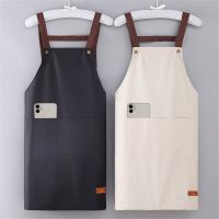 Unisex Cooking Aprons for Chef Waiter Barbecue Work Clothes Hairdresser Household Waterproof and Oil-draining Kitchen Supplies 【hot】◙▽○ ！