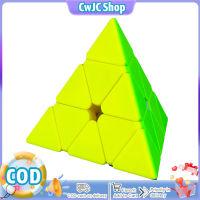 ร้าน CwJC Forever Toys Mall QiYi Pyramid ลูกบาศก์ความเร็ว3X3X3 QiYi XMD แม่เหล็ก Stickerless สามเหลี่ยมลูกรูบิคความเร็วของเล่นเพื่อการศึกษา