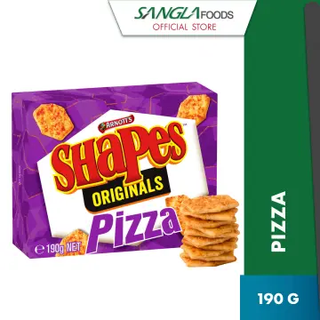 A box of Arnott's Oven Baked Shapes Originals Pizza crackers Stock
