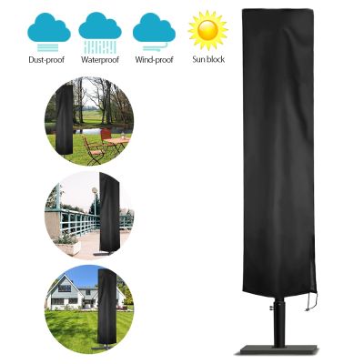 Waterproof Cover Oxford Cloth Outdoor Sunshade Umbrella Cover Garden Weatherproof Patio Cantilever Parasol Rain Cover Accessory