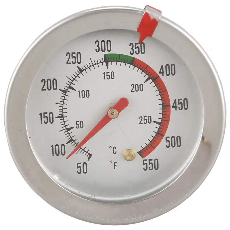 Stainless Steel Frying Oil Thermometer Fryer, Barbecue Thermometer Gauge  With Probe Length 20cm, 1 Pcs For Fries, Fried Chicken 