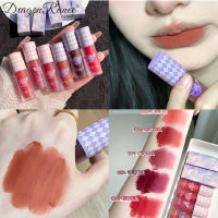 DragonRanee Lucky Key Matte Velvet Lip Mud Not Stick Cup Lip Glaze ลิปสติกติดทนนาน