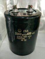 คาปาร์ซิเตอร์ 3300 MFD 450Vvdc Capacitor ขนาดสูง 10x7.5cm. สินค้าคุณภาพเต็มพร้อมส่ง(1ชิ้น)สีดำ