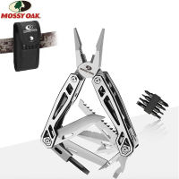 MOSSY OAK 21 in 1 Multi Tool Plier Wire Stripper Folding Plier Outdoor Camping Multitool Portable Folding Pocket Pliers