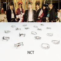 Kpop NCT Silver Ring Uni Steel Ring Jewelry Accessories