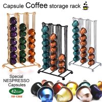 【YF】 Nespresso Capsule Tower Stand Holder prático armazenamento cápsula café 42 cápsulas Pod Holder