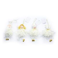 4Pcs Christmas Pendant Angel Doll Christmas Tree Ornaments Decoration Holiday Party Home Decor