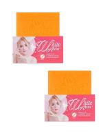 White Aura Miracle Carrot Soap สบู่ไวท์ออร่า 160g (2 ก้อน)