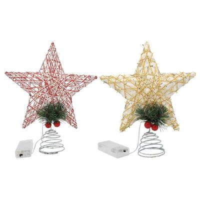 Christmas Tree Star Christmas Tree Topper Equipped with LED Lights Plug-in Christmas Tree Ornament for Indoor Office Christmas New Year Holiday Tree Decoration here