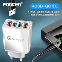 FONKEN Quick Charge 3.0 For IPhone Charger Wall Fast Charging For Samsung S10 S9 S8 Plug Xiaomi Mi Huawei Mobile Phone Chargers Adapter