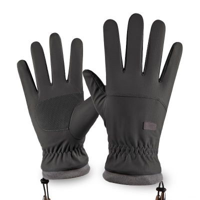 【CW】 Men  39;s Gloves Windproof Fishing Driving Motorcycle Ski Non-slip Warm Cycling Hiking