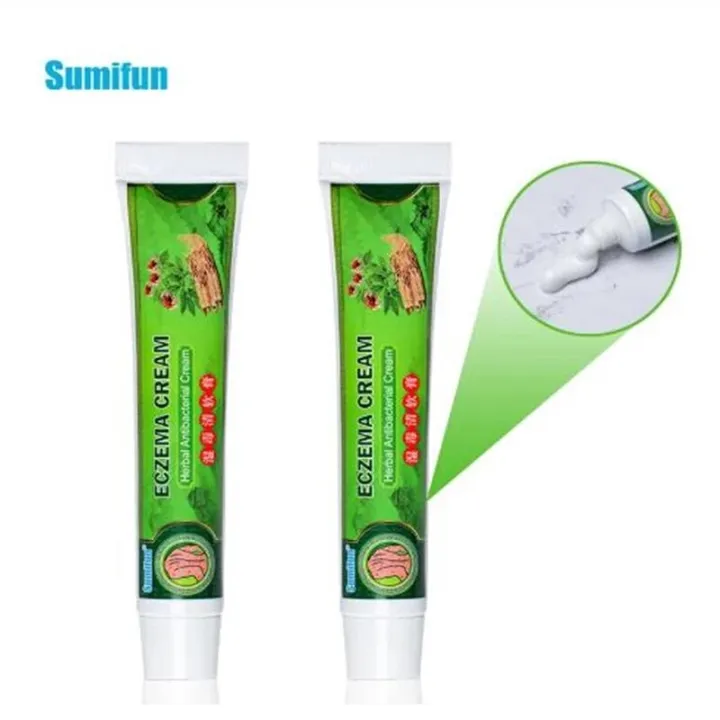 2 Sumifun Treatment Psoriasis Cream Antibacterial Antipruritic Dermatitis Eczema Herbal Ointment 2097