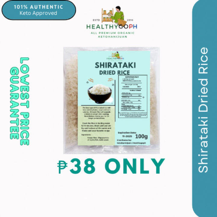 Shirataki Dry | Dried Rice 100g Konjac Keto Approved | Lazada PH