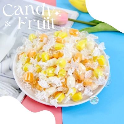 NEW! ลูกอม ทอฟฟี่ Mini Toffy Candy (1 เม็ด/2 กรัม ) จำนวน 50-100เม็ด ทอฟฟี่ทุเรียน ทอฟฟี่นม ทอฟฟี่ผลไม้ ลูกอมโบราณ ทอฟฟี่มินิ