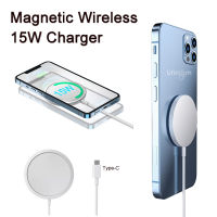 ที่ชาร์จแม่เหล็กไร้สาย 15W Qi สําหรับ 12 11 Pro Max Mini Xs X Xr 8 Samsung Xiaomi ที่ชาร์จไร้สาย Magnetic Wireless charger