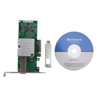 10Gb PCI-E NIC Network Card 82599EN Chipset for X520-DA1 Converged Network Adapter(NIC) Single SFP + Port, PCI Express Ethernet Lan Adapter Support Windows Server/Linux