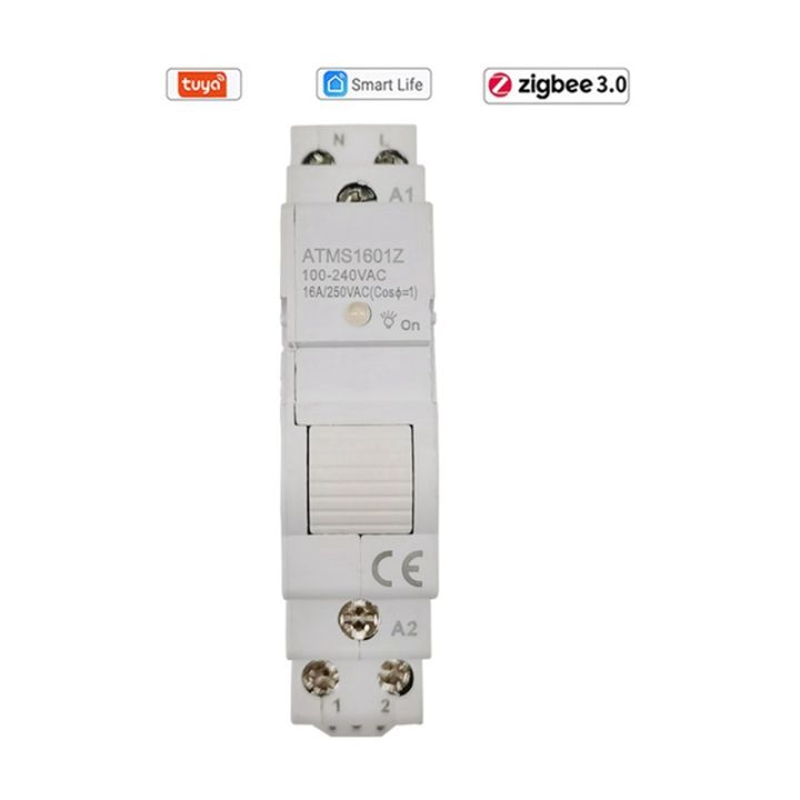 1-pcs-tuya-smart-life-zigbee-circuit-breaker-din-rail-1p-single-pole-dry-contact-timer-white