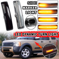 แบบไดนามิก Blinker Side Marker ไฟเลี้ยวไฟสัญญาณ Flasher สำหรับ Land Rover Freelander 2 Discovery 3 4 Range Rover Sport L320