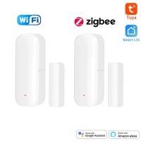 【LZ】№✼﹊  Tuya Zigbee/WiFi Magnetic Doo Window Sensor Open Closed Alarm Detector Smart Life APP Work With Alexa Google Home Need Gateway