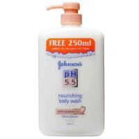 Johnsons PH5.5 Body Wash 2 in 1 with Almond Oil จอนสันบาธ พีเอช5.5 ครีมอาบน้ำบำรุงผิว สูตรอัลมอนด์ ออย 1000ml.