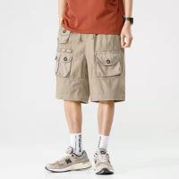 Fashion Clothing Men Cargo Shorts Summer Cotton Short Pants Multiple Pockets Man Popular Cotton Shorts Size M-2XL