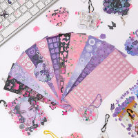 Sharkbang 30PCS สติกเกอร์ตกแต่ง Kawaii Journal สมุดภาพ Kpop สติกเกอร์โปสการ์ด Lable วัสดุ DIY เครื่องเขียน FRU