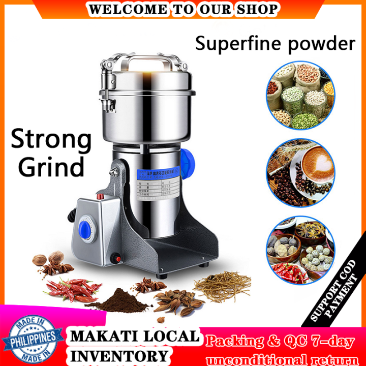 Grinder For Food Pulverizer Grinding Machine Stainless Steel Electric ...