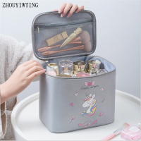 【cw】Large Capacity Portable Cosmetic Cases Travel Toiletry Makeup Bags For Women Waterproof Toiletries Organizer Storage Wash Pouch