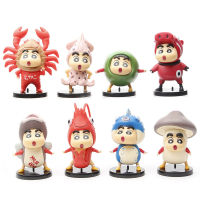 8PcsLot 7.5CM PVC Japan Anime Action Figure Kids Toys Gift Collection Doll Statue Figurine Manga Figuras