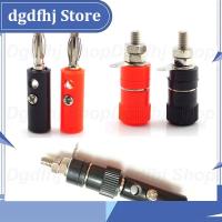 Dgdfhj Shop 4mm Banana Plugs Speaker Screw Connectors Solderless Binding Post Audio Speaker Terminal DIY Connector