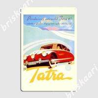 Tatra 87โปสเตอร์โลหะสำหรับป้ายดีบุกงานปาร์ตี้คลับเครื่องตกแต่งฝาผนังตลก