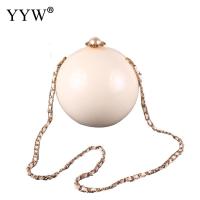 【YD】 Round Shoulder Brand Evening Clutch 2021 Fashion Chain Crossbody Womens Purse