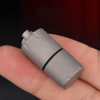 Metal Windproof Gasoline Kerosene Titanium Case Lighter Mini Keychain New Creative Lighter  Essories Men Gadgets