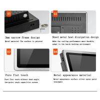 จอ LCD อุตสาหกรรม15.6นิ้วด้านหน้ากันน้ำและกันฝุ่นหน้าจอสัมผัส HDMI แบบ Capacitive,VGA, USB, DVI