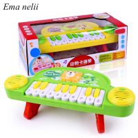 New Baby Electronic Piano Musical Instrument Toy Kids Cartoon Animal Keyboard Developmental Music Educational Toys for Children