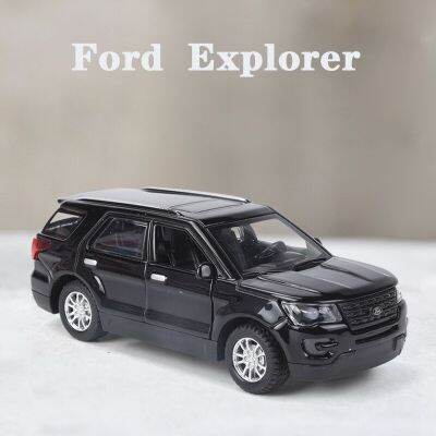 New 1:36 Ford Explorer Alloy Car Model Sound and light Diecasts &amp; Toy Vehicles Toy Cars Kid Toys For Children Collection Gifts