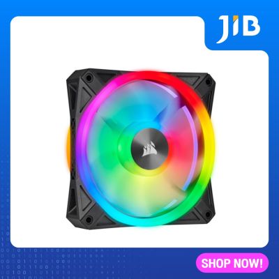 CASE FAN (พัดลมเคส) CORSAIR ICUE QL120 RGB (SINGLE PACK)