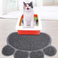 Hot Sale Cats Litter Trapping Mats Pads 30*40cm PVC Elastic Fiber Mats for Cats Litter Boxes Dropship